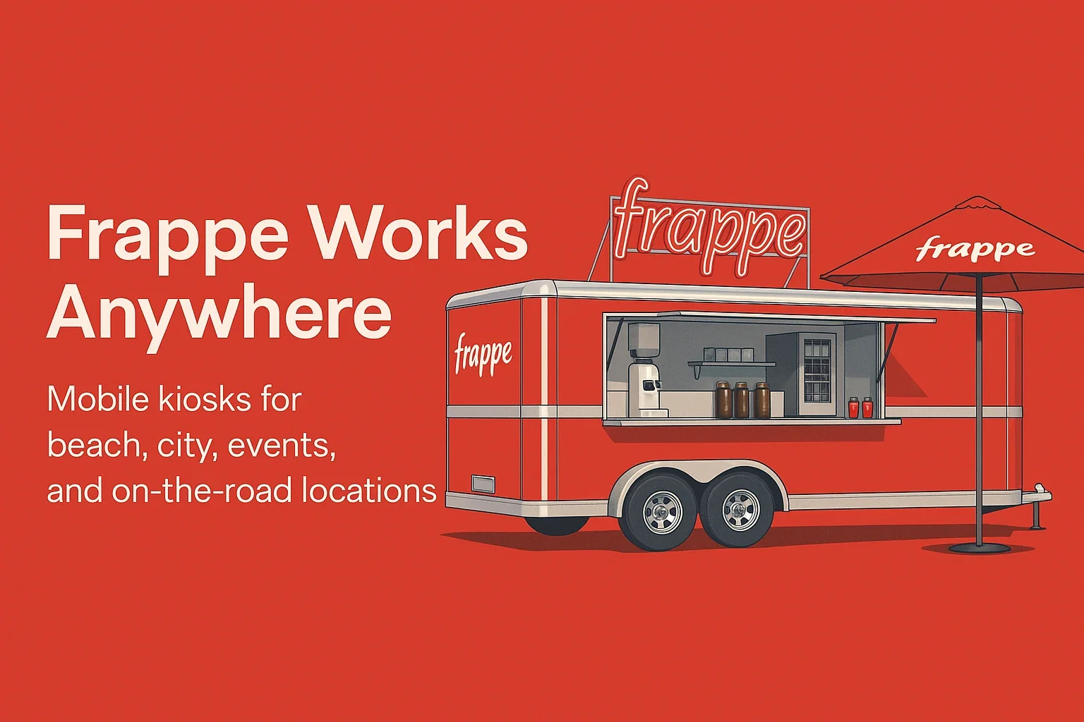 Frappe Works Anywhere mobile kiosks